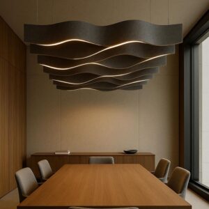 Folded Wave Acoustic Chandelier